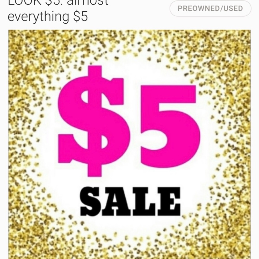 Almost everything is $5!
